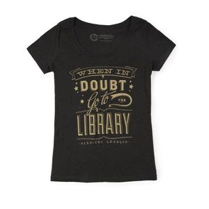 Out of Print Hermione Go To The Library Shirt